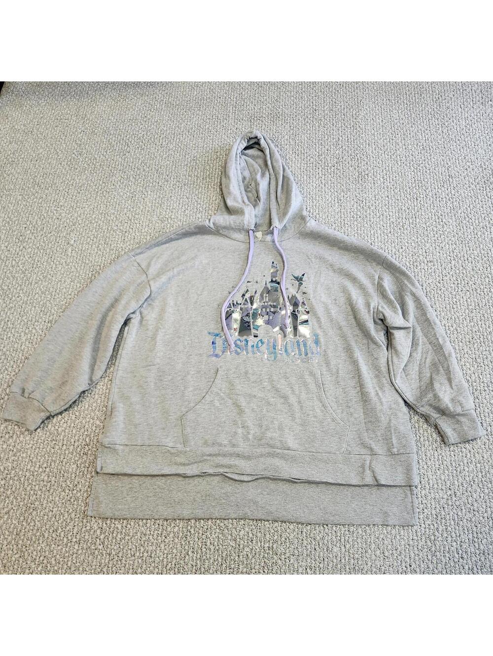 Disney Parks Disneyland Hoodie Gray Women's Size 1X